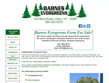 Tablet Screenshot of barnestreefarm.net